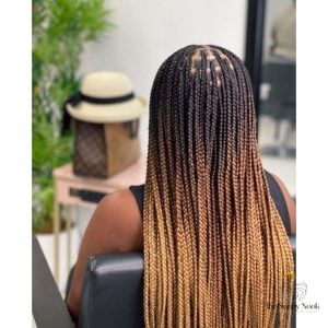 18 Knotless Braid Hairstyles Ideas You Need to Try Right Now 3 Ombre knotless braids
