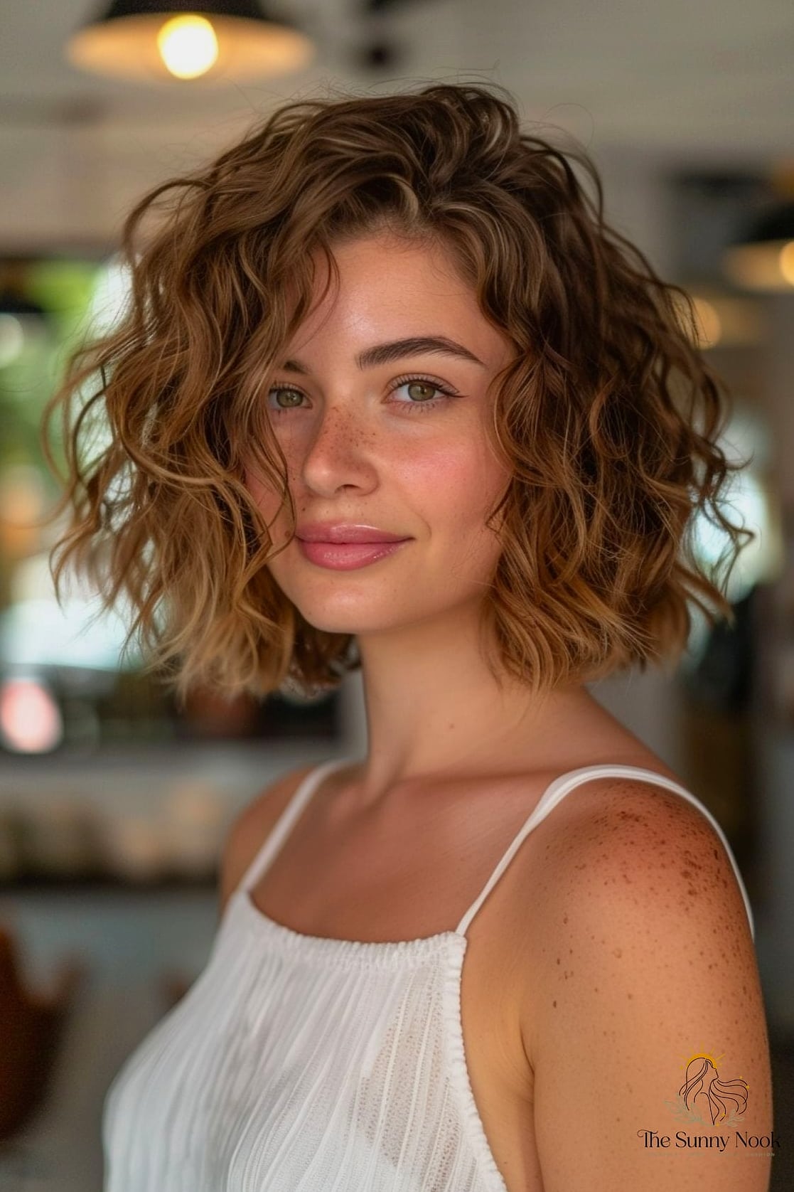 15 Gorgeous Wavy Hairstyles Short Hair for Every Hair Type 16 Piecey Wavy Bob with Undercut Nape