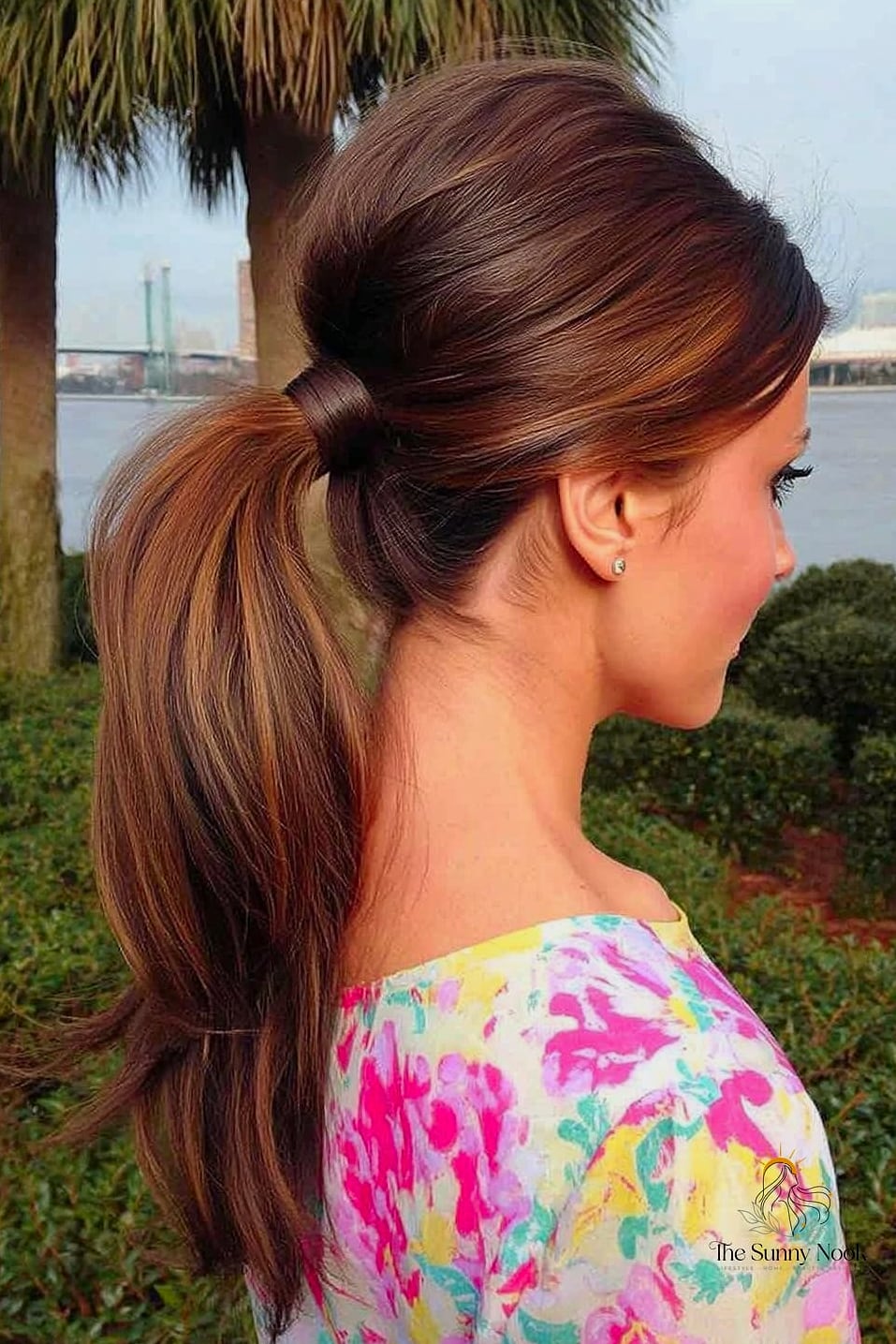 21 Simple Ponytail Hairstyles to Show Your Stylist ASAP 11 Ponytail With Face-Framing Pieces