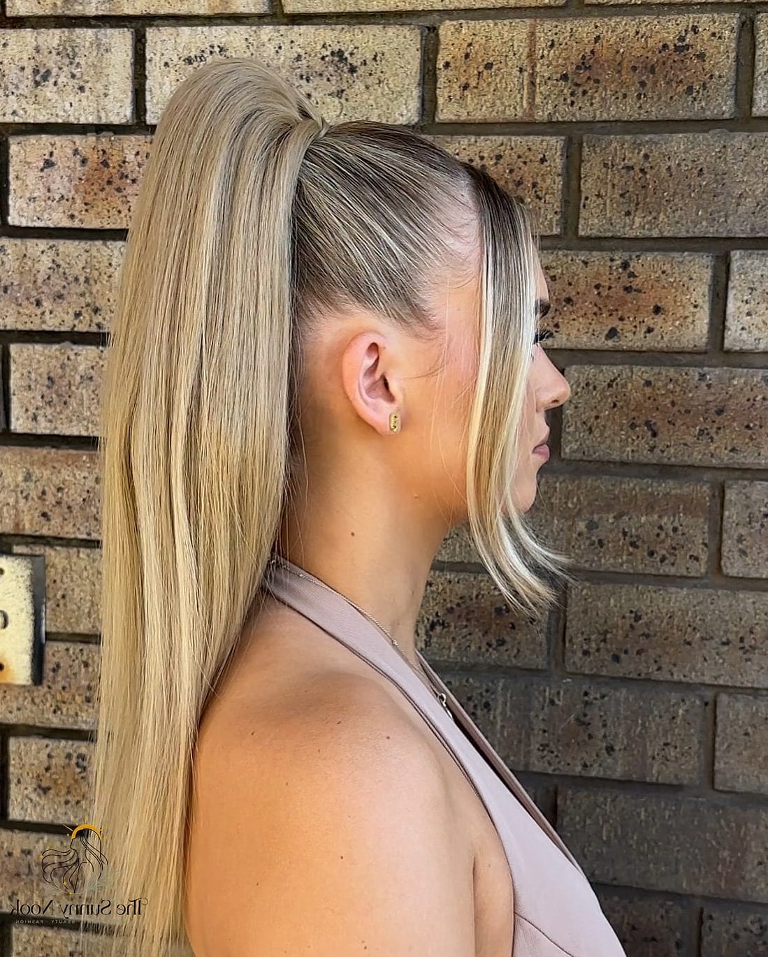 23 Slick Ponytail Hairstyles That Work on Every Hair Length 23 Ponytail with Face-Framing Curls Only