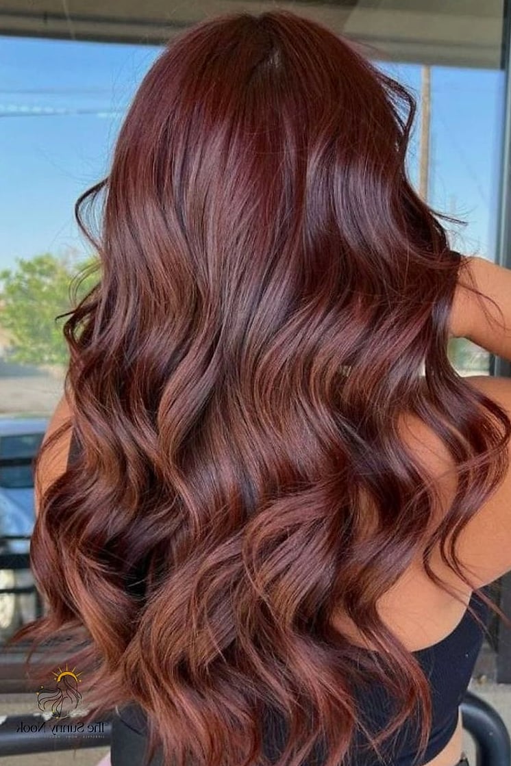 17 Tan Skin Hair Color Ideas to Save Before They Blow Up 7 Rich Auburn