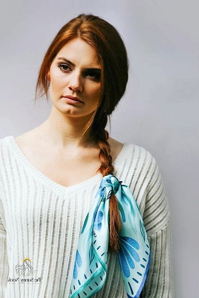 22 Scarf Hairstyles Short Hair to Save Before They Blow Up 20 Satin Wrap for Curls