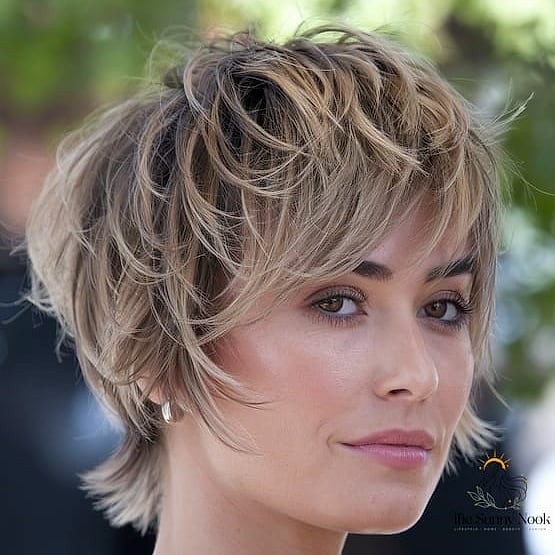 23 Cute Short Hairstyles Easy to Save Before They Blow Up 7 Shaggy Layered Crop