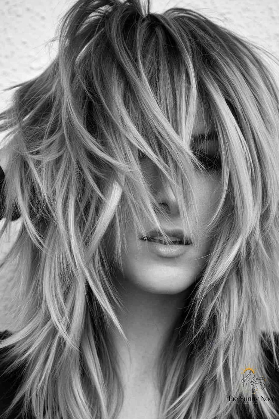 Shaggy Layers With a Middle Part