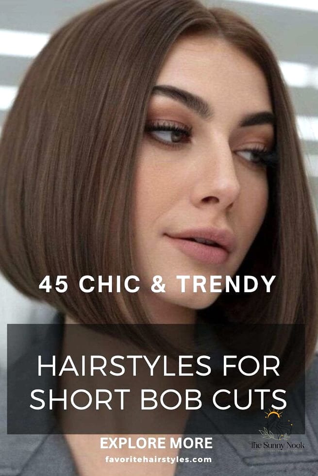 Short bob with dimensional balayage