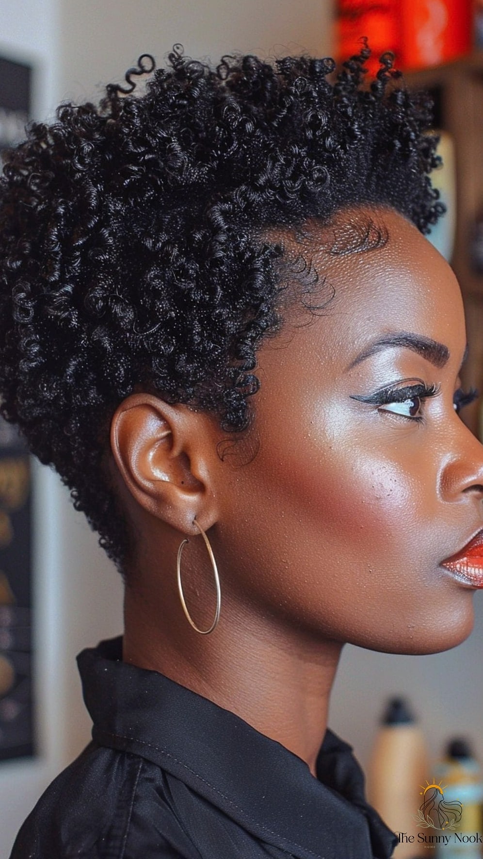 15 Hairstyles For Short 4C Natural Hair Ideas You Need to Try Right Now 14 Short Coily Mohawk