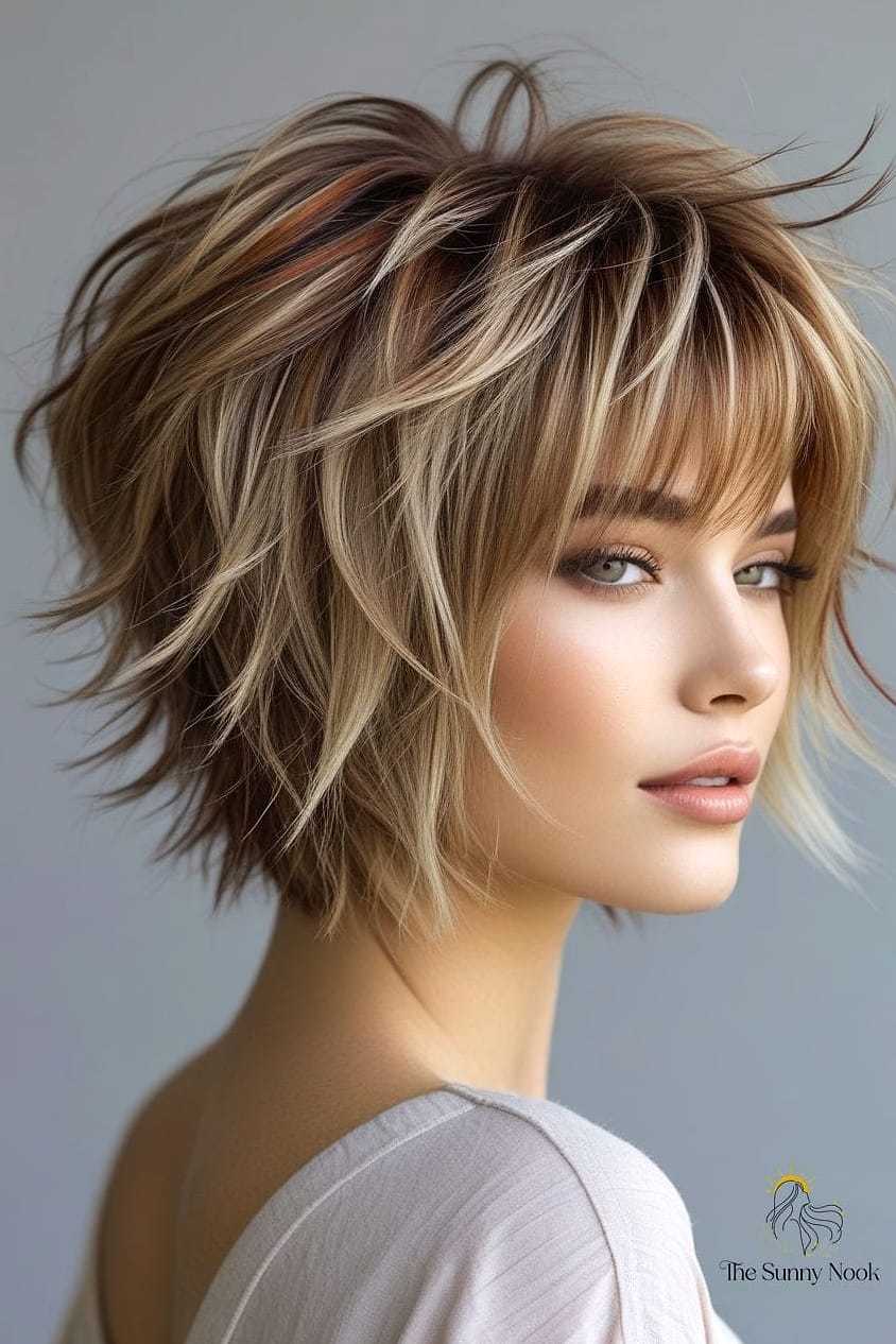 Short Shag with Bangs