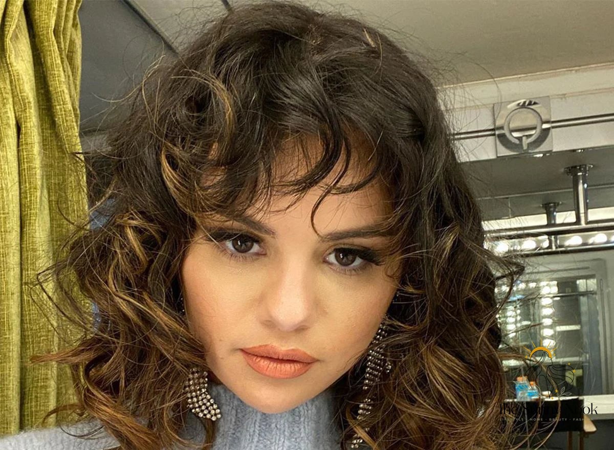 Shoulder-Length Cut with Side-Swept Bangs