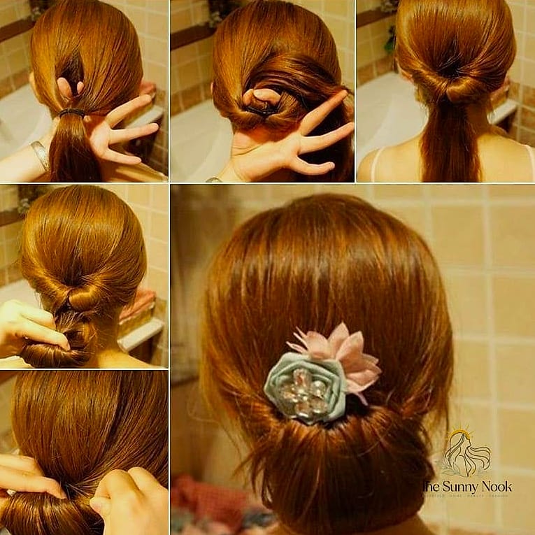 27 Simple Easy Hairstyles That Are Actually Easy to DIY 28 Simple Twisted Half-Ponytail