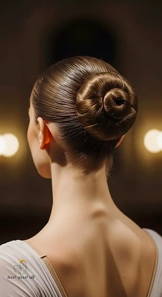 Sleek Ballerina Bun