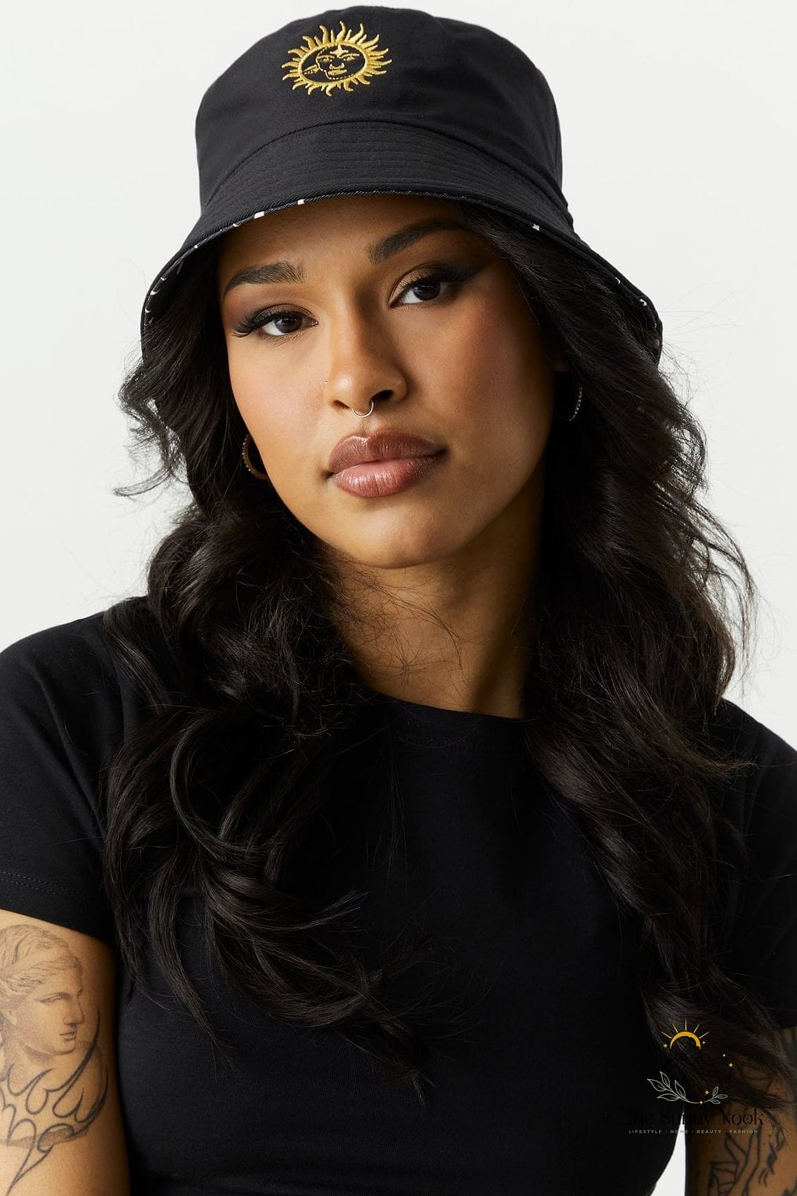 Sleek Bob With a Bucket Hat