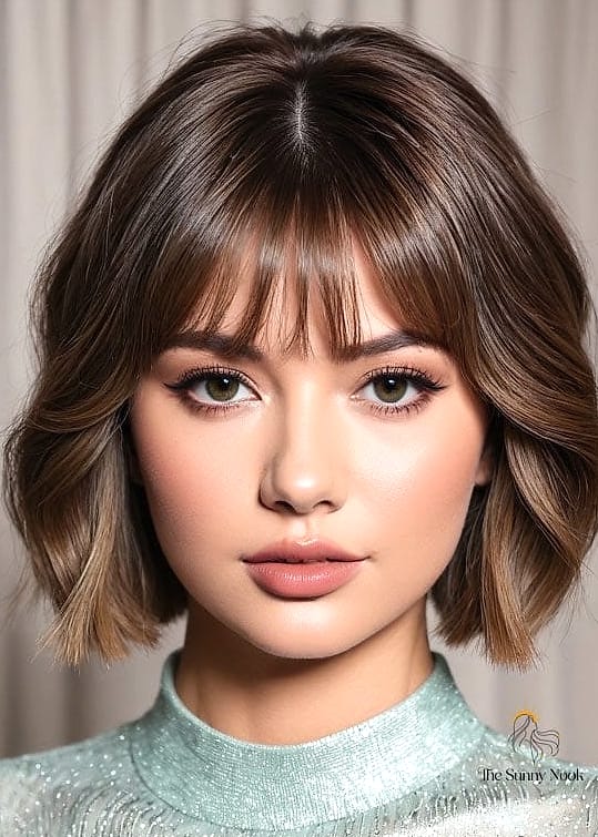 18 Cute Short Hairstyles For Short Hair That Work on Every Hair Length 15 Sleek Bob with a Deep Side Part