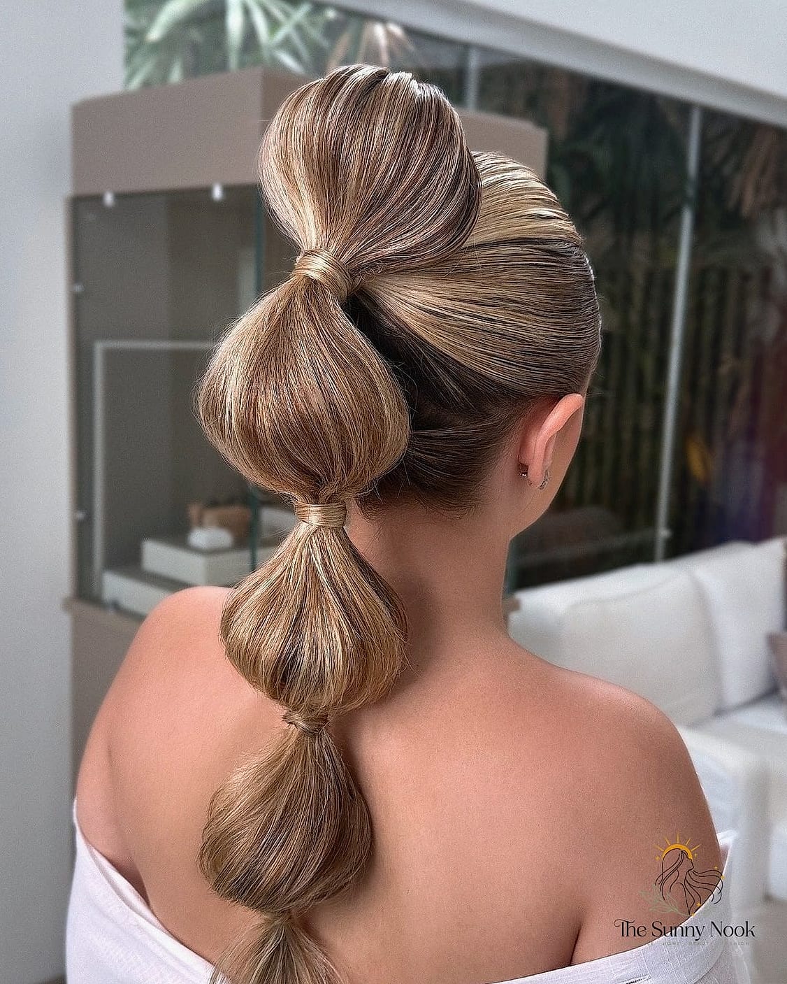 Sleek Bubble Ponytail