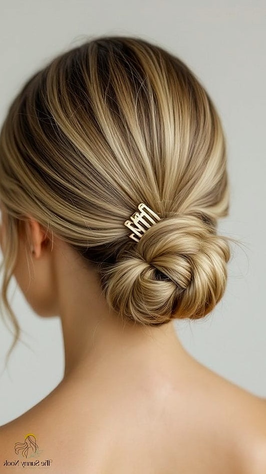 27 Hair Claw Clip Hairstyles That Are Trending on Pinterest This Week 18 Sleek Low Claw Clip Bun