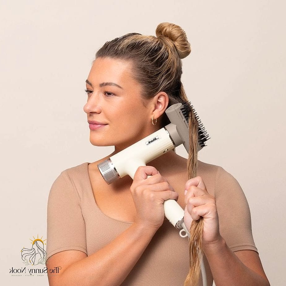 23 Shark Blow Dryer Inspo That's Giving Us Everything 20 Sleek Low Ponytail Prep
