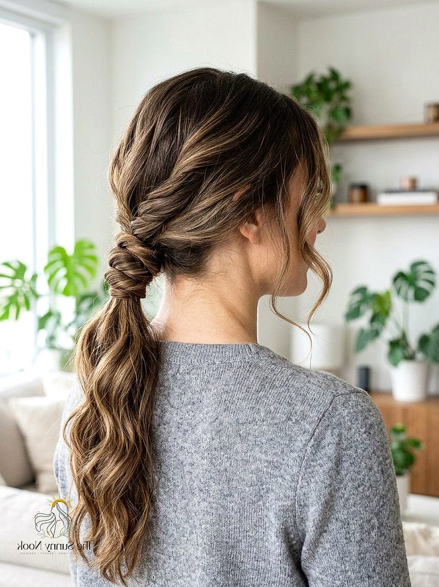 The Sleek Low Ponytail