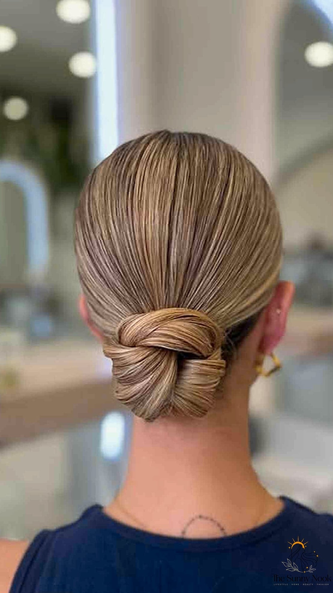 22 Hairstyles Reference Inspo That's Giving Us Everything 7 Sleek Low Bun with Face-Framing Pieces