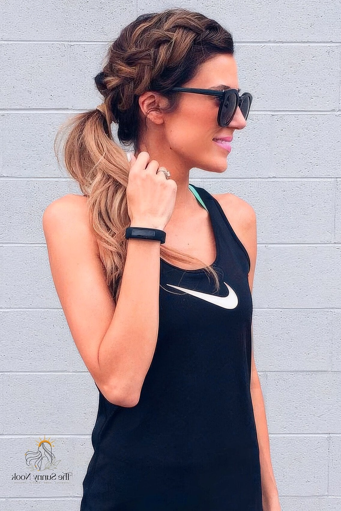 Sleek Low Pony with Gel