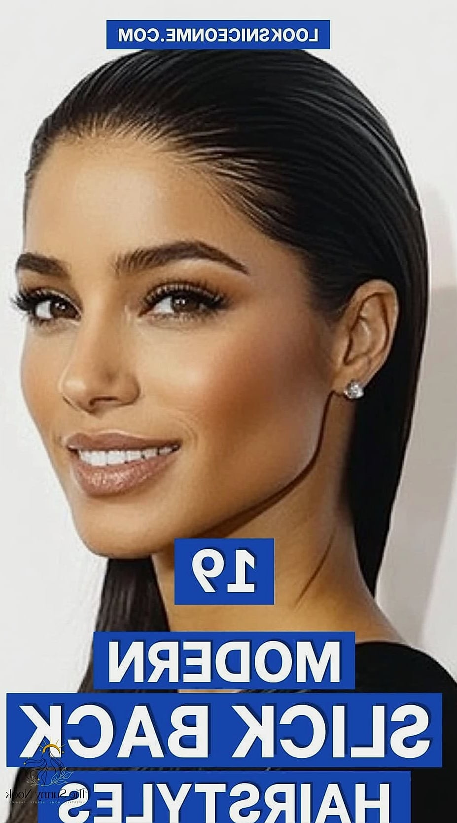 Sleek Slicked-Back Look