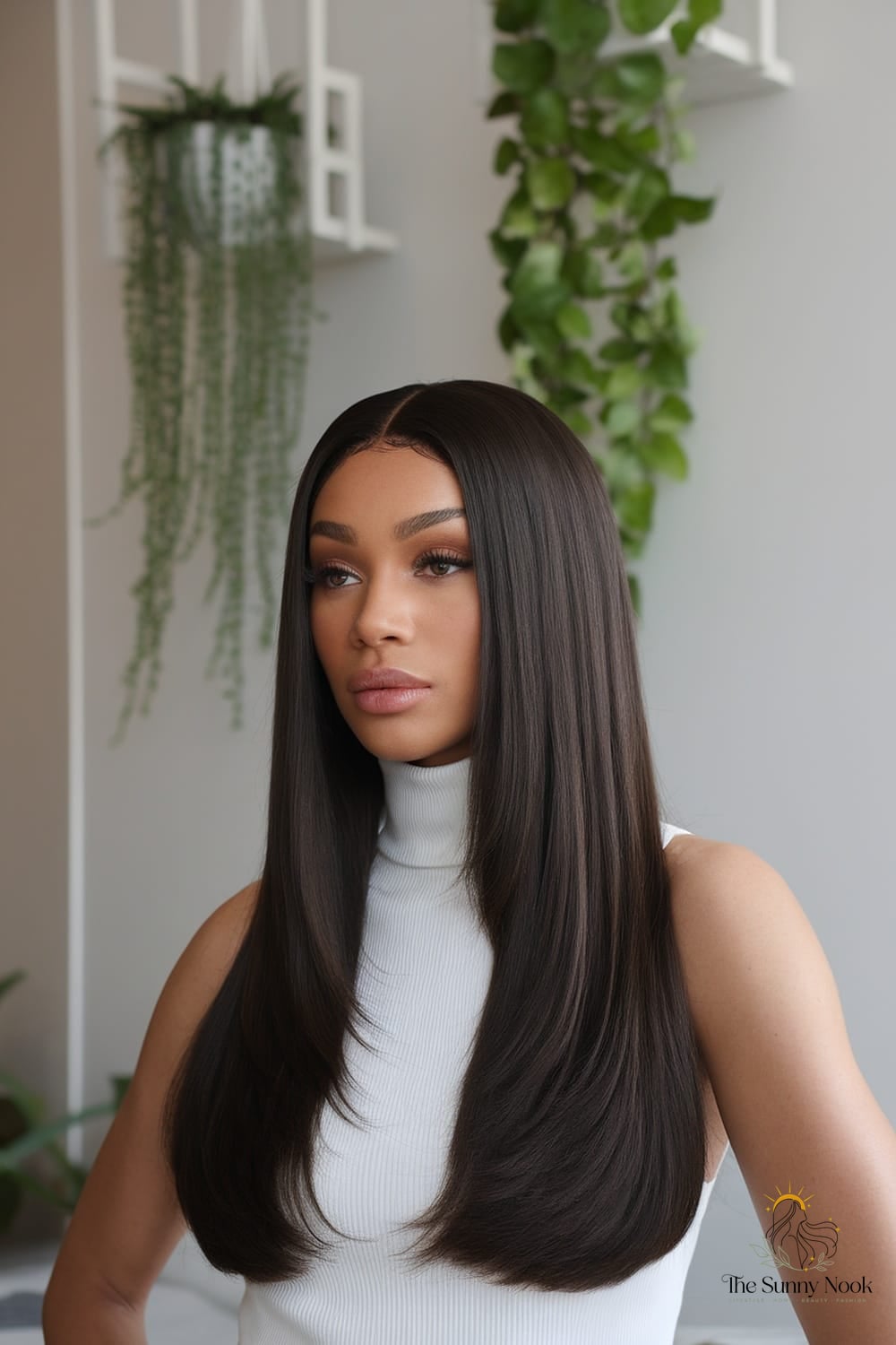 15 Sleek Hairstyles Straight Hair That Are Both Cute and Low Maintenance 3 Sleek Straight Hair
