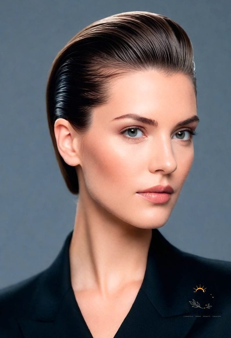 12 Hairstyles 90S Inspo That's Giving Us Everything 5 The Slicked-Back Low Bun