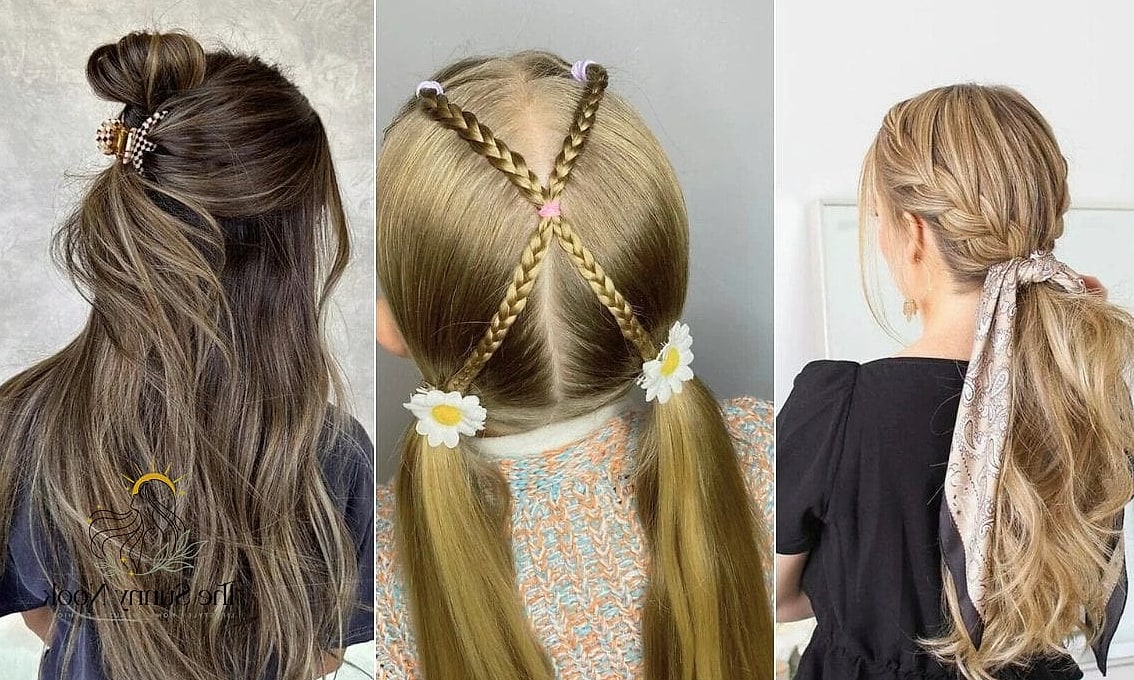 14 Hairstyles For Back To School That Prove This Trend Is Here to Stay 13 The Slicked-Back Ponytail With Baby Hairs