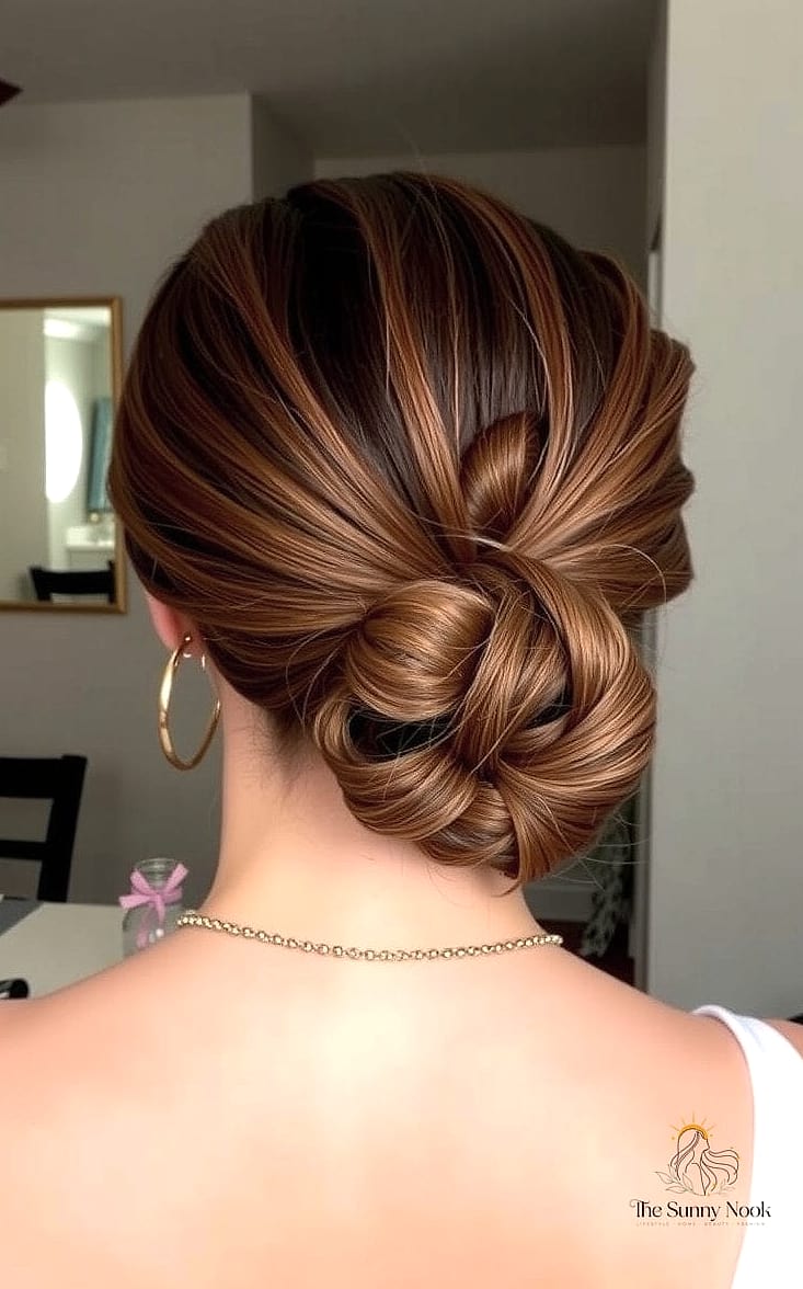 11 Prom Hairstyles Bun for When You Need a Fresh Change 9 Slicked-Back Bubble Ponytail Bun
