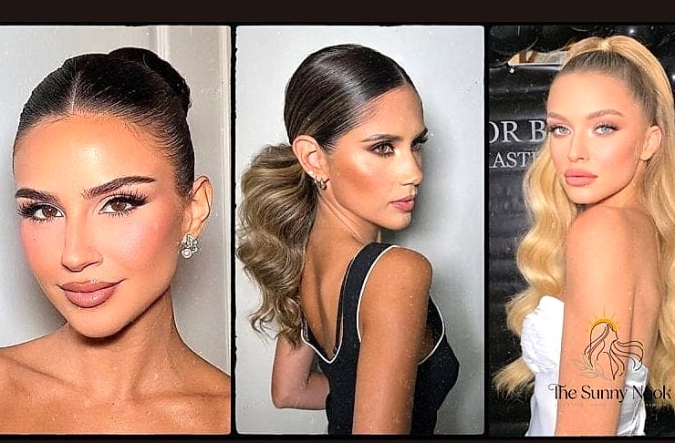 Slicked-Back Bun with Gel