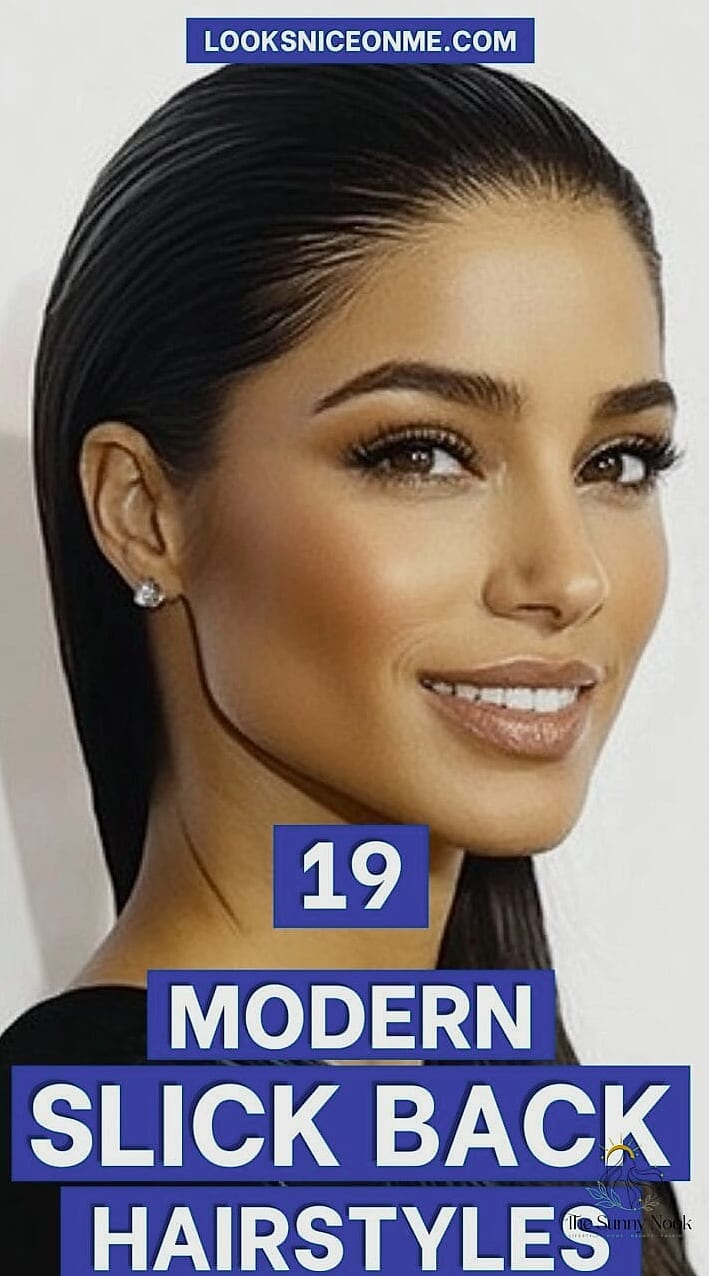 15 Easy Hairstyles For Work Looks That Will Seriously Inspire You 9 The Slicked-Back Ponytail