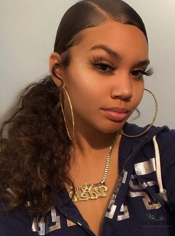 18 Cute Baddie Hairstyles That Are Both Cute and Low Maintenance 2 Slicked-Back Bun