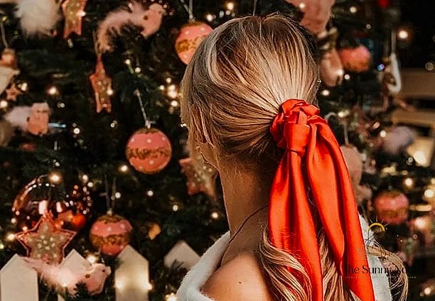 Slicked-Back Bob with a Center Part