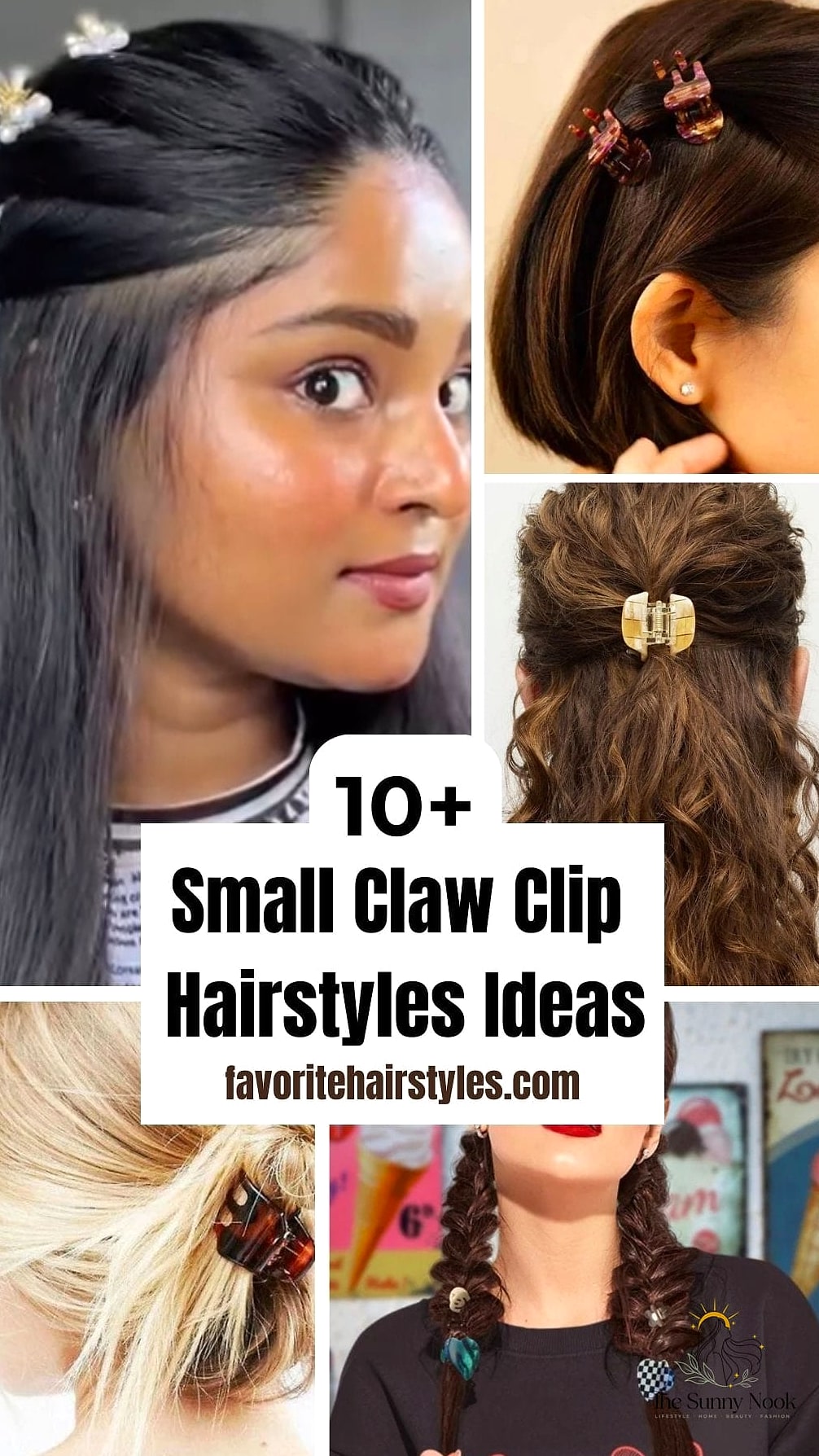 27 Hair Claw Clip Hairstyles That Are Trending on Pinterest This Week 6 Small Claw Clip Hairstyle