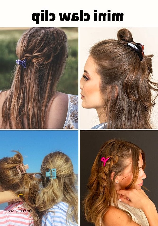 Small Claw Clip Hairstyle