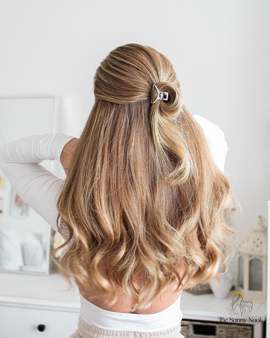 Small Claw Clip Hairstyle