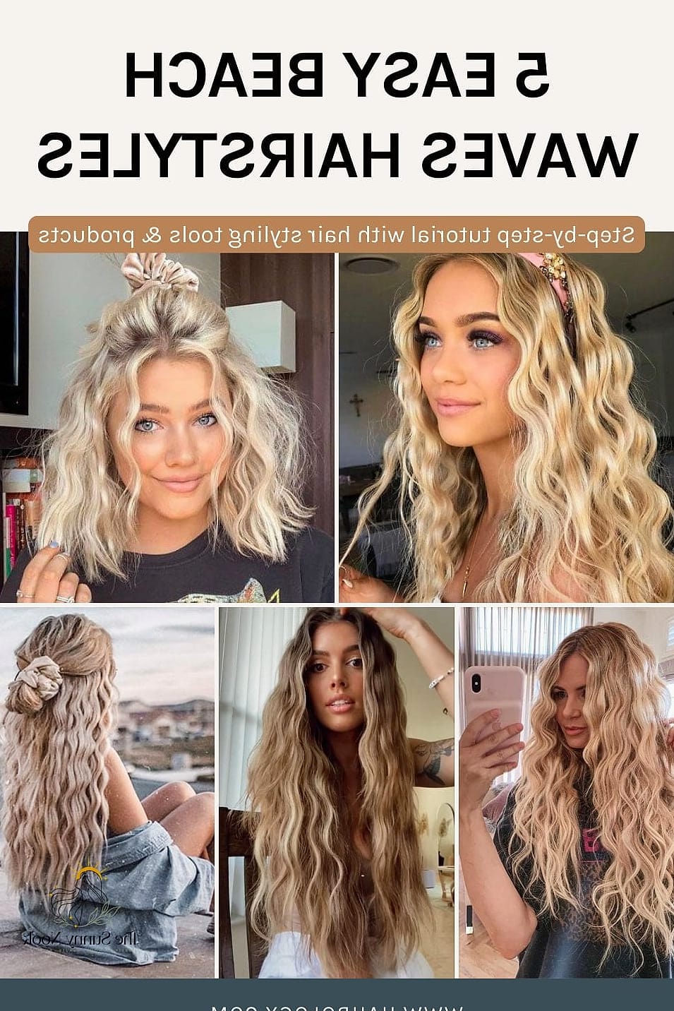 20 Cute Beach Hairstyles That Prove This Trend Is Here to Stay 16 Soft Beach Waves With Middle Part