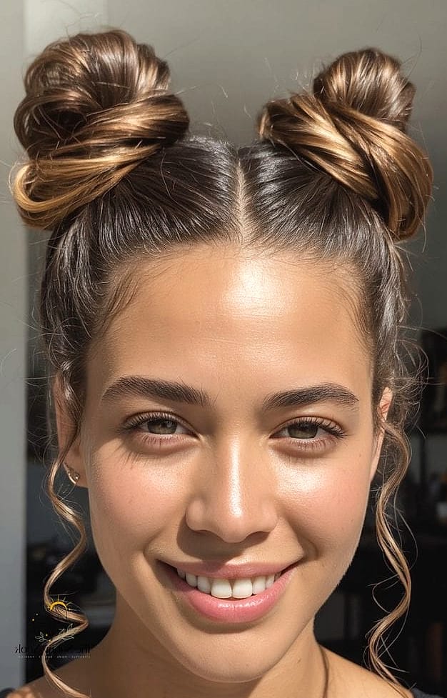 The Space Buns Meets Ponytail Hybrid
