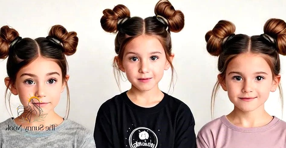 14 Hairstyles For Back To School That Prove This Trend Is Here to Stay 11 Space Buns