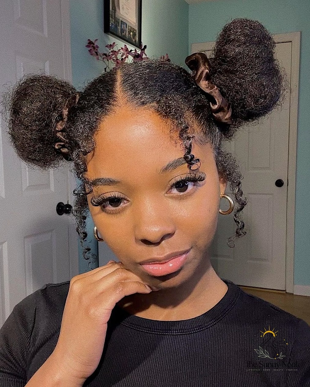 21 Cute Pigtail Hairstyles That Prove This Trend Is Here to Stay 4 Space Buns