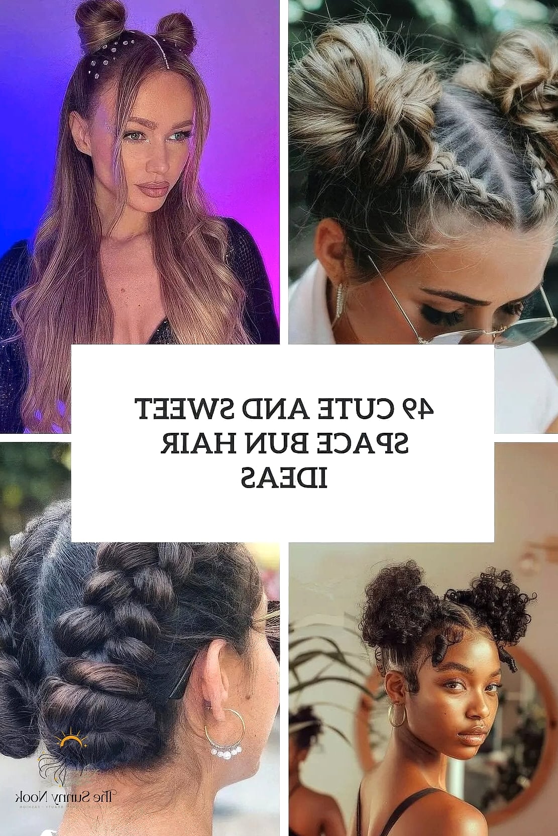 30 Easy Everyday Hairstyles That Are Both Cute and Low Maintenance 15 Space Buns