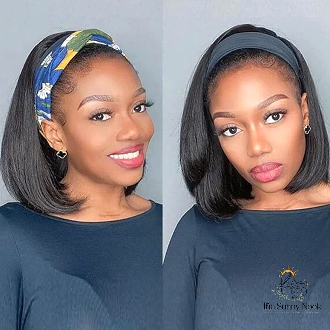 18 Stunning Short Hair Headband Hairstyles Worth Bookmarking Today 14 Straight Bob with Satin Headband