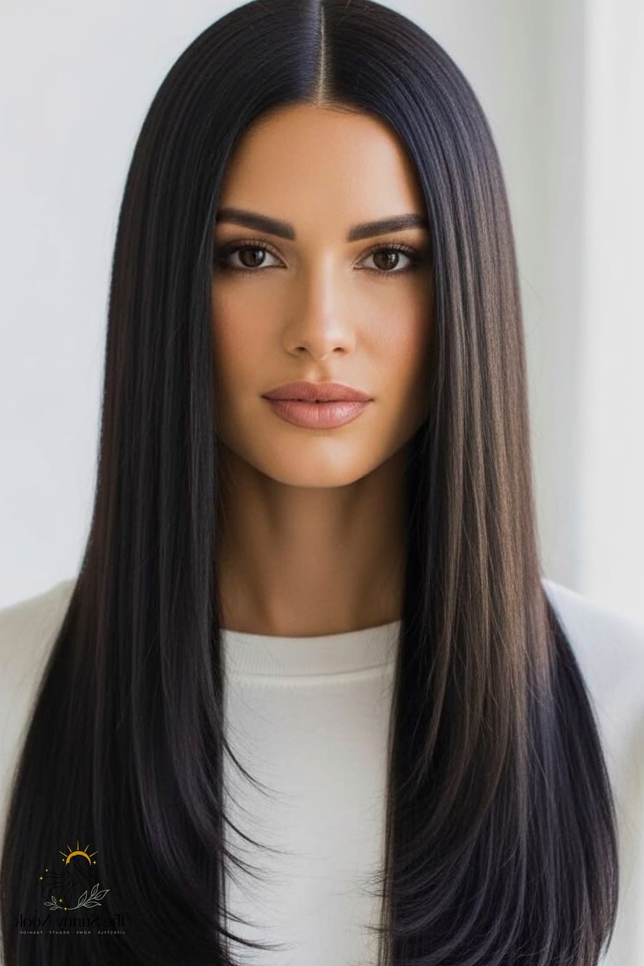 27 Easy Straight Hairstyles to Show Your Stylist ASAP 15 Straight Hair with Face-Framing Balayage