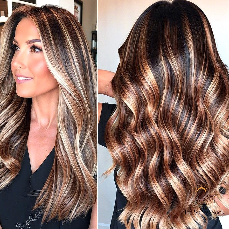 Sunkissed Balayage on a Textured Crop