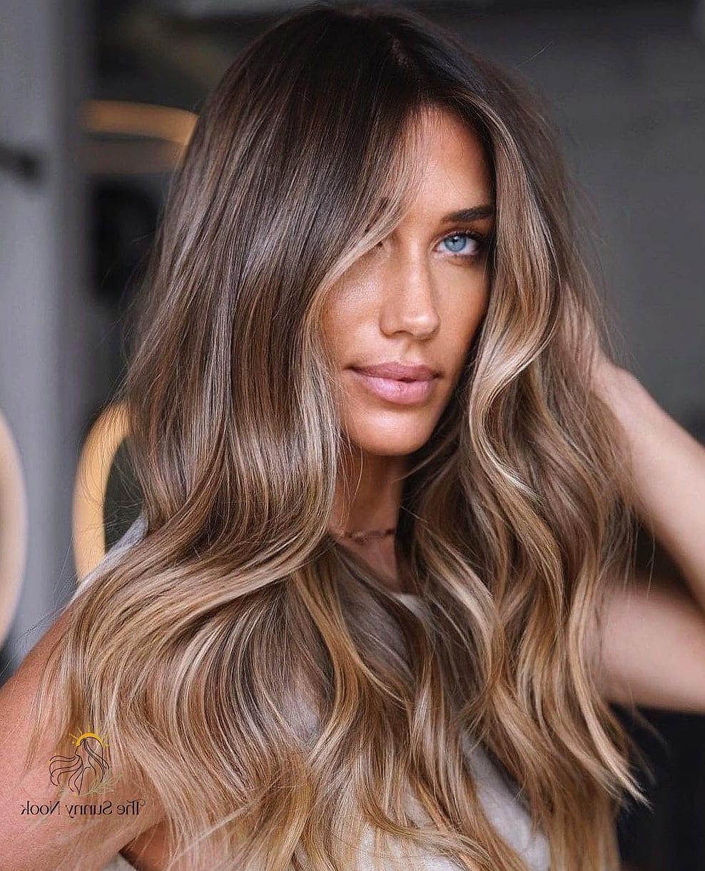 17 Tan Skin Hair Color Ideas to Save Before They Blow Up 6 Sunkissed Bronde