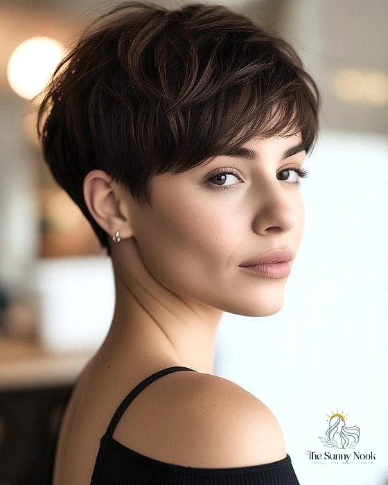 Tapered Pixie for Thick Hair