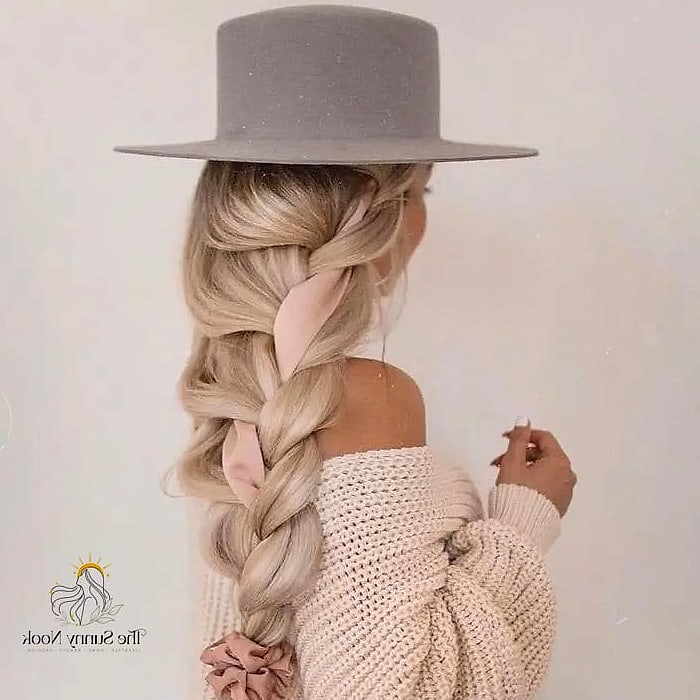 23 Cute Hat Hairstyles That Are Trending on Pinterest This Week 3 Textured High Ponytail