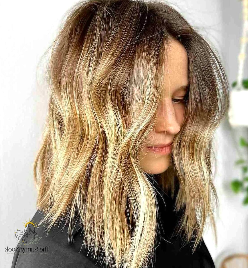 20 Gorgeous First Day Of School Hairstyles for Every Hair Type 14 Textured Lob with Waves