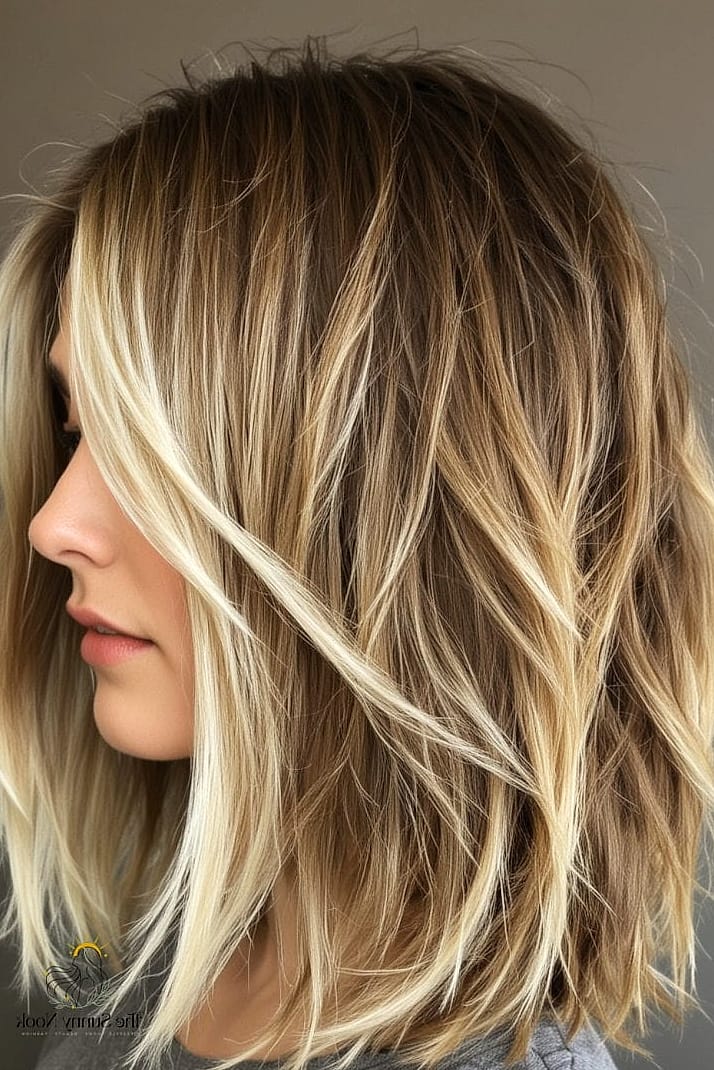 22 Cute Down Hairstyles Perfect for Your Next Salon Appointment 6 Textured Lob with Beach Waves