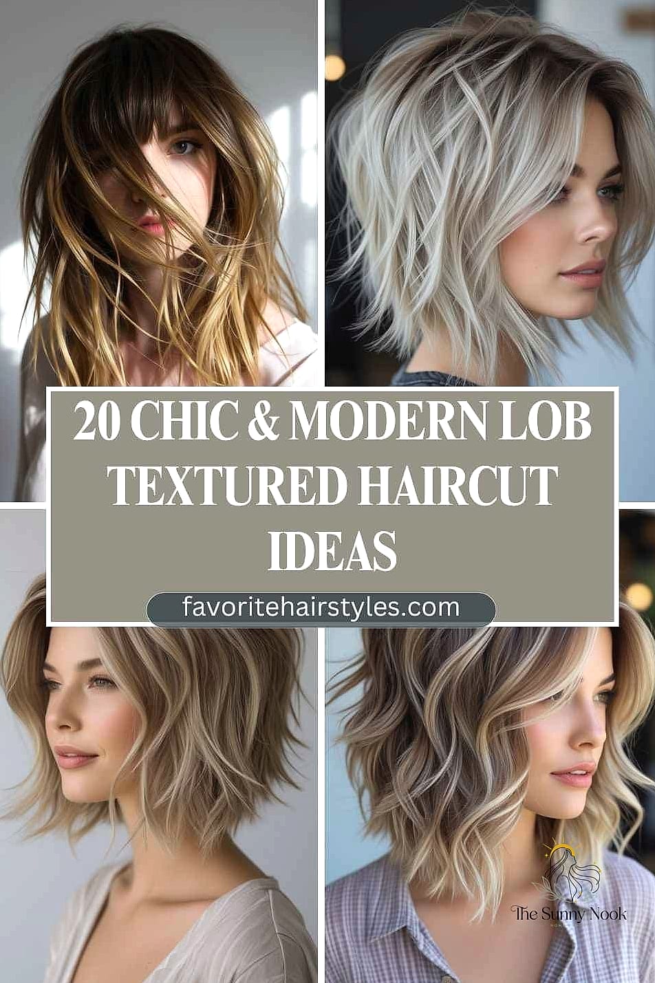 15 Easy Hairstyles For Work Looks That Will Seriously Inspire You 4 The Textured Lob