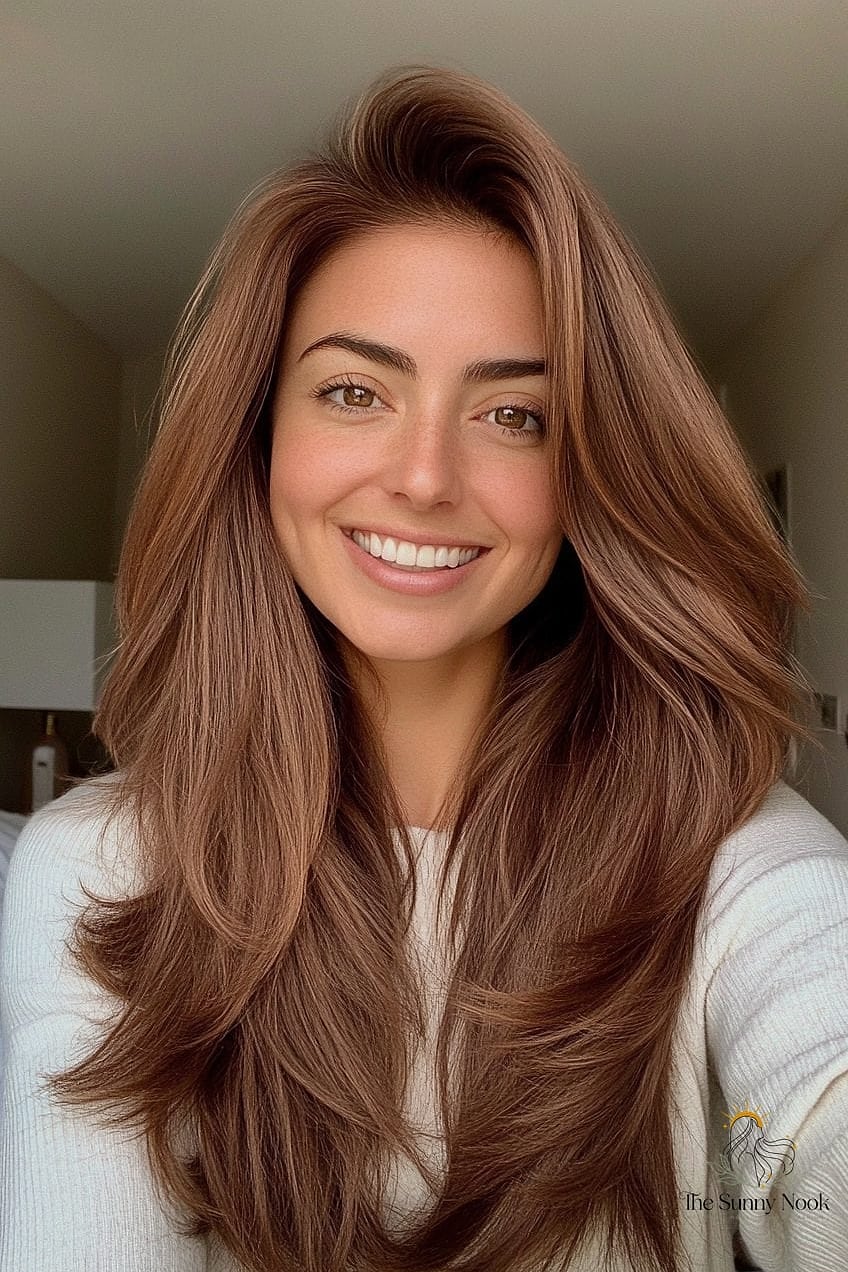 17 Long Thick Hair Hairstyles That Are Both Cute and Low Maintenance 17 Textured Long Bob Alternative With Length Retained