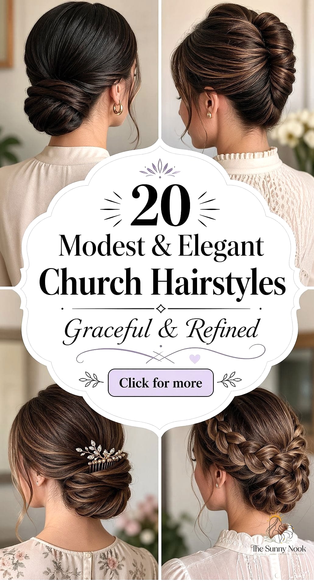 15 Cute Church Hairstyles You'll Want to Re-Create Immediately 7 Textured Low Ponytail